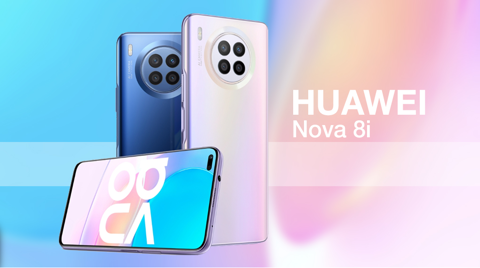 Đập hộp Huawei Nova 8i với thiết kế mặt lưng cong 4D siêu đẹp