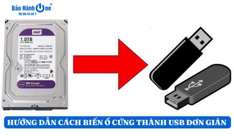 Hướng dẫn cách biến ổ cứng thành USB đơn giản từ A đến Z