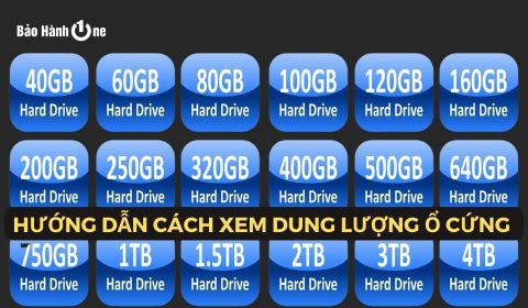 Hướng dẫn cách xem dung lượng ổ cứng đơn giản từ A đến Z