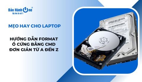 Hướng dẫn format ổ cứng bằng CMD đơn giản từ A đến Z