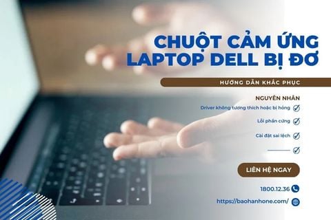 Hướng dẫn khắc phục chuột cảm ứng laptop Dell bị đơ