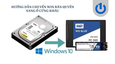 Hướng dẫn cách chuyển Win bản quyền sang ổ cứng khác đơn giản nhất