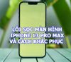 Lỗi sọc màn hình iPhone 13 Pro Max và cách kiểm tra không phải ai cũng biết