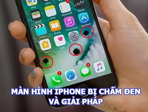 3 cách khắc phục màn hình iPhone bị chấm đen hiệu quả bạn nên thử