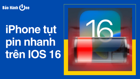 Hạn chế iPhone tụt pin nhanh trên IOS 16 hiệu quả, nhanh chóng