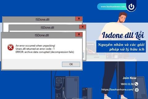 Isdone dll Lỗi: Nguyên nhân và các giải pháp xử lý hữu ích
