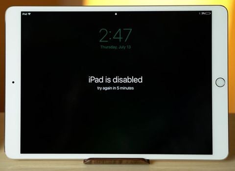 Cách giải quyết dứt điểm iPad bị vô hiệu hóa
