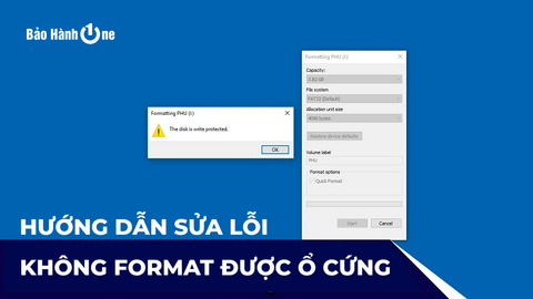 Không format được ổ cứng: Hướng dẫn chi tiết và giải pháp tối ưu