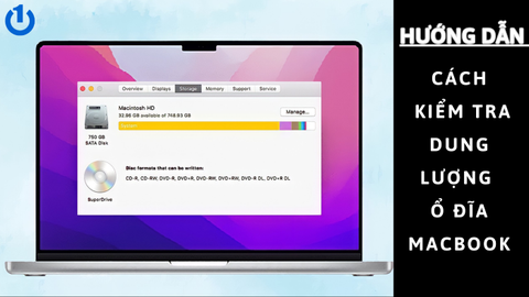 Cách kiểm tra dung lượng ổ đĩa Macbook cực đơn giản