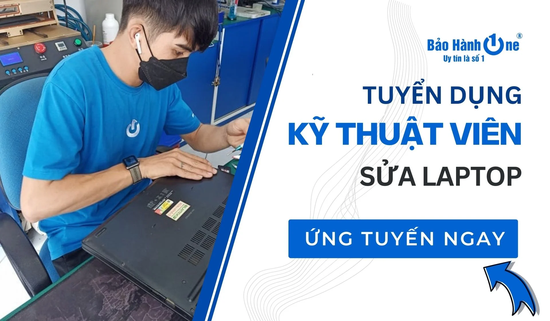 Tuyển Dụng Nhân Viên Kỹ Thuật Sửa Máy Tính (Laptop) tại Quận 1, Quận 10, Q. Tân Phú