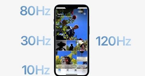 Tìm hiểu về lỗi iPhone 13 không hiển thị màn hình 120Hz