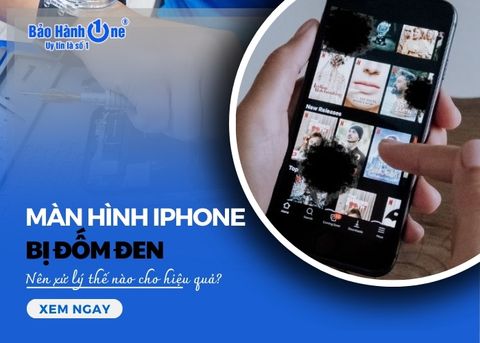 Màn hình iPhone bị đốm đen nên xử lý thế nào cho hiệu quả?