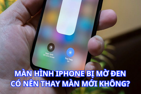 Màn hình iPhone bị ám đen khắc phục thế nào? Có nên thay màn hình mới hay không?