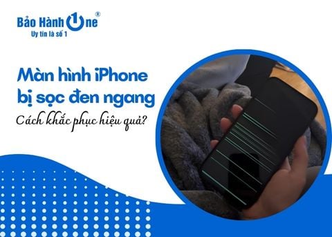 Cách sửa lỗi màn hình iPhone bị sọc đen ngang hiệu quả