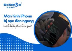 Cách sửa lỗi màn hình iPhone bị sọc đen ngang hiệu quả