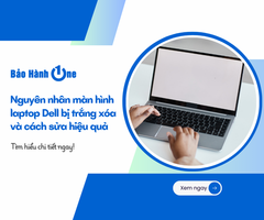 Màn hình laptop Dell bị trắng xóa: Nguyên nhân & Cách sửa