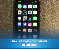 Màn hình bị sọc dọc iPhone: Tìm hiểu nguyên nhân và nơi sửa màn hình uy tín, chất lượng