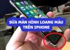 Hướng dẫn cách sửa màn hình iPhone 11 bị loang màu trở về như mới