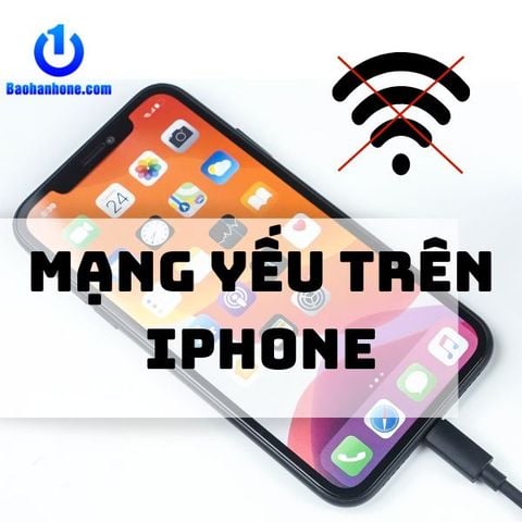 Cách khắc phục mạng yếu trên iphone, có thể bạn chưa biết.