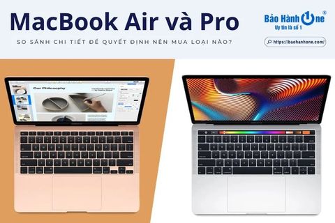 Nên mua MacBook Air hay Pro? Dòng máy nào tốt nhất 2023?