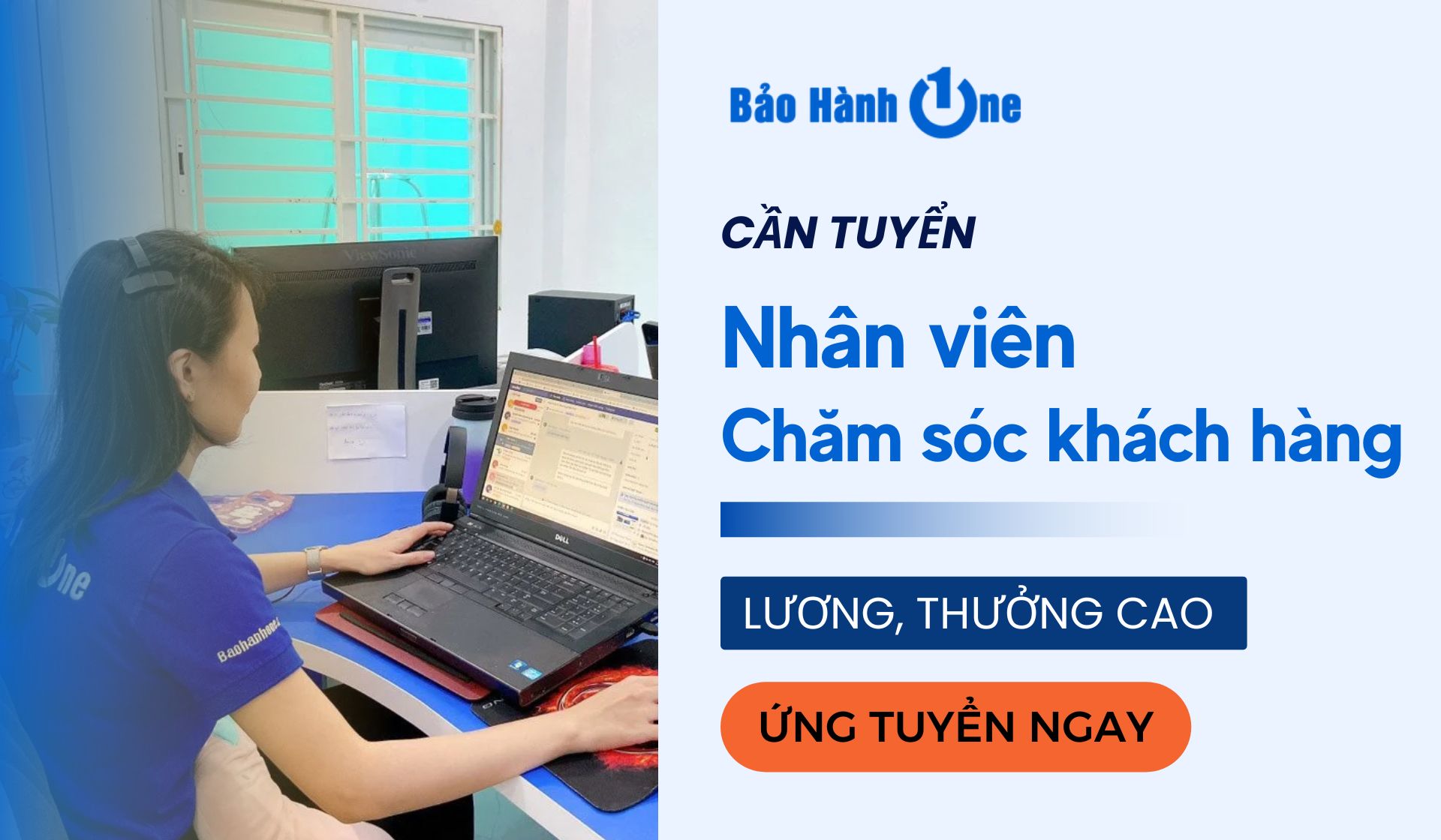 Tuyển dụng Nhân Viên Tổng đài - Chăm sóc khách hàng - Làm Việc tại Quận Tân Phú