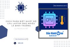 Giải đáp: Nhiệt độ CPU laptop bao nhiêu là bình thường? Cách phân biệt tại nhà