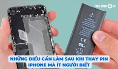 Những điều cần làm sau khi thay pin iPhone mà ít người biết