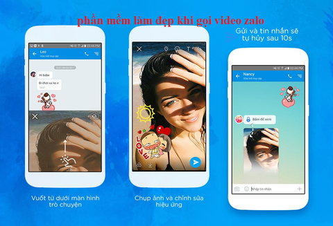 Hướng dẫn sử dụng phần mềm làm đẹp khi gọi video zalo