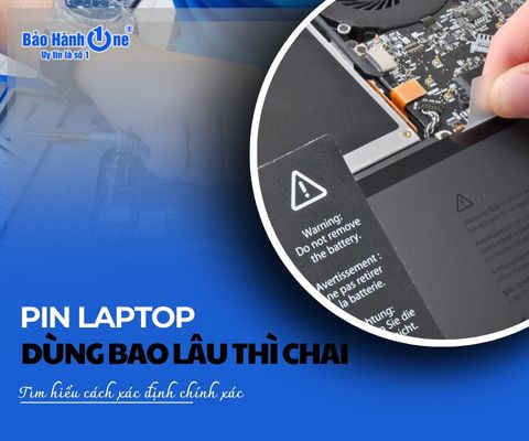 Pin laptop dùng bao lâu thì chai và cách xác định chính xác