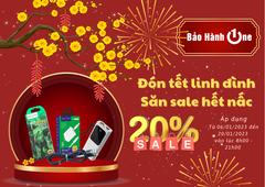 GIẢM GIÁ NGAY 20% CỐC, CÁP, SẠC DỰ PHÒNG CHÍNH HÃNG - MỪNG XUÂN QUÝ MÃO
