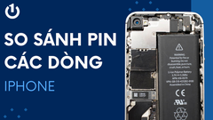Bảng so sánh pin các dòng iPhone: Từ iPhone 5 đến iPhone 16 Pro Max