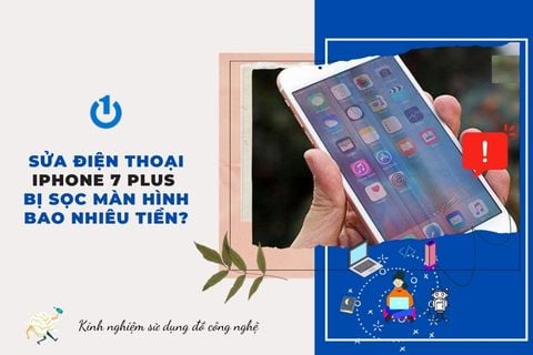 Sửa điện thoại iPhone 7 Plus bị sọc màn hình bao nhiêu tiền?