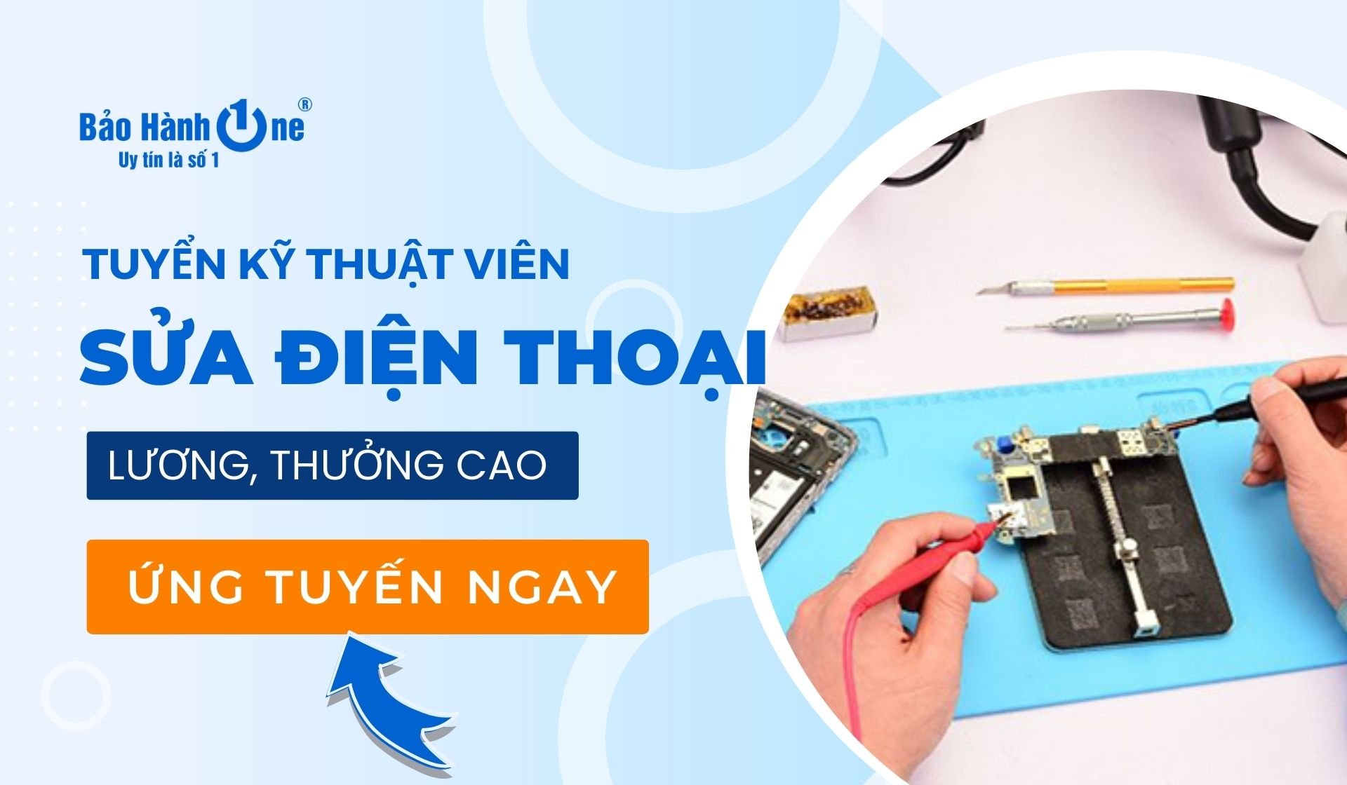 Tuyển dụng Kỹ thuật sửa chữa điện thoại iPhone và Laptop tại Hồ Chí Minh