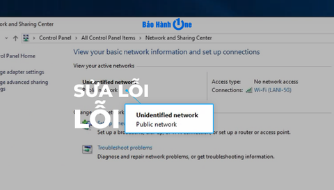 Sửa lỗi Unidentified Network trên Windows 10: Nguyên nhân, cách khắc phục và phòng ngừa hiệu quả