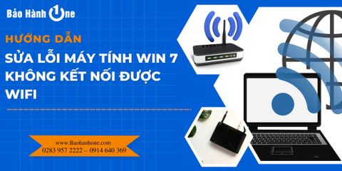 Sửa lỗi máy tính Win 7 không kết nối được WiFi