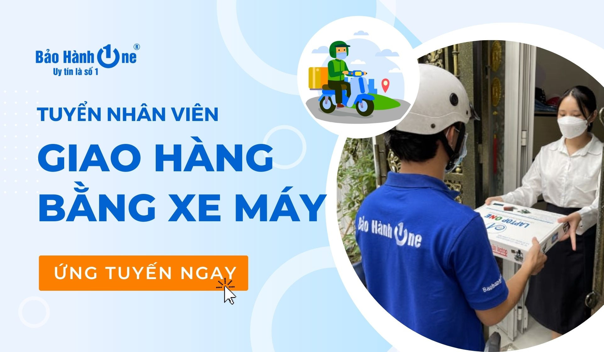 Tuyển dụng Nhân Viên Giao Hàng Bằng Xe Máy - Quận Tân Phú