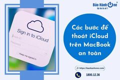 Thoát iCloud trên MacBook: Hướng dẫn đăng xuất tài khoản một cách an toàn