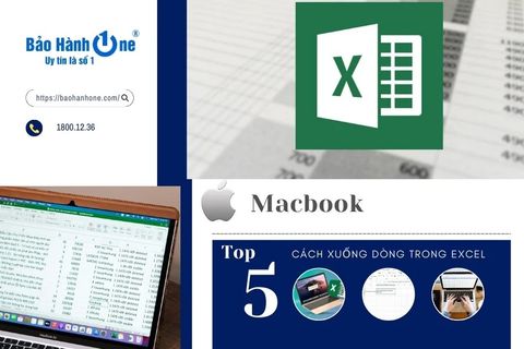 TOP 5 cách xuống dòng trong excel trên MacBook cực đơn giản