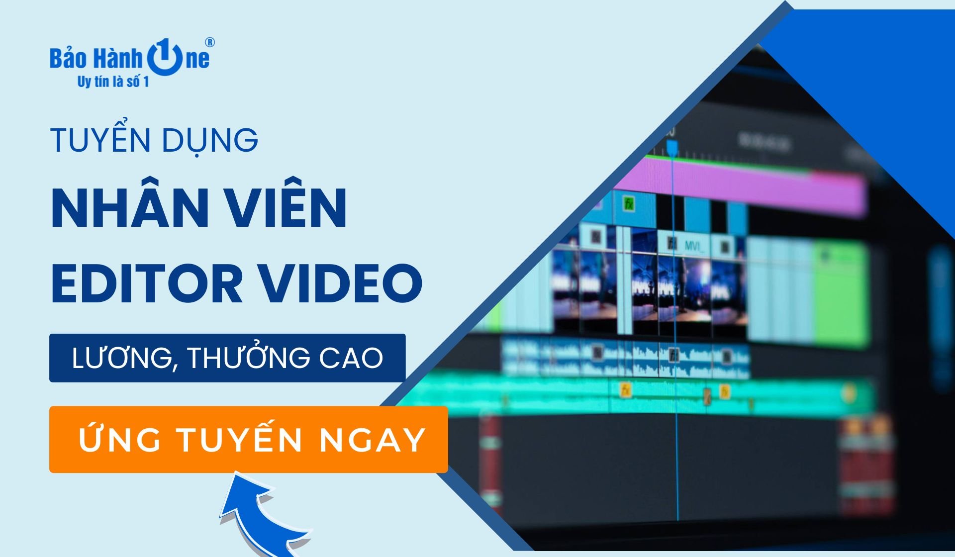 Tuyển dụng nhân viên Video Editor tại Quận 1, Quận 10, Quận Tân Phú