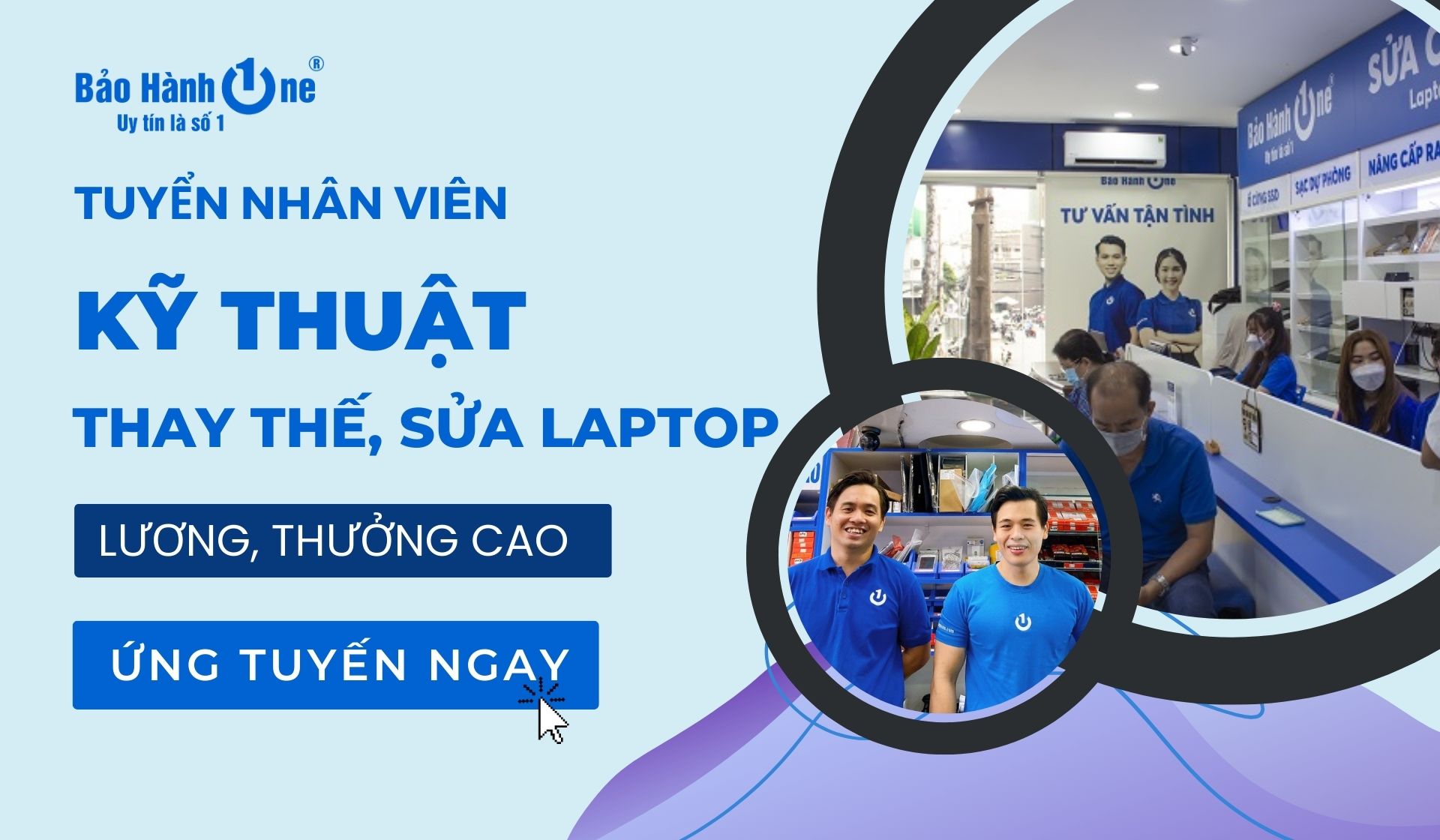 Tuyển Kỹ Thuật Viên Thay Thế Linh Kiện Lương cao tại Hồ Chí Minh