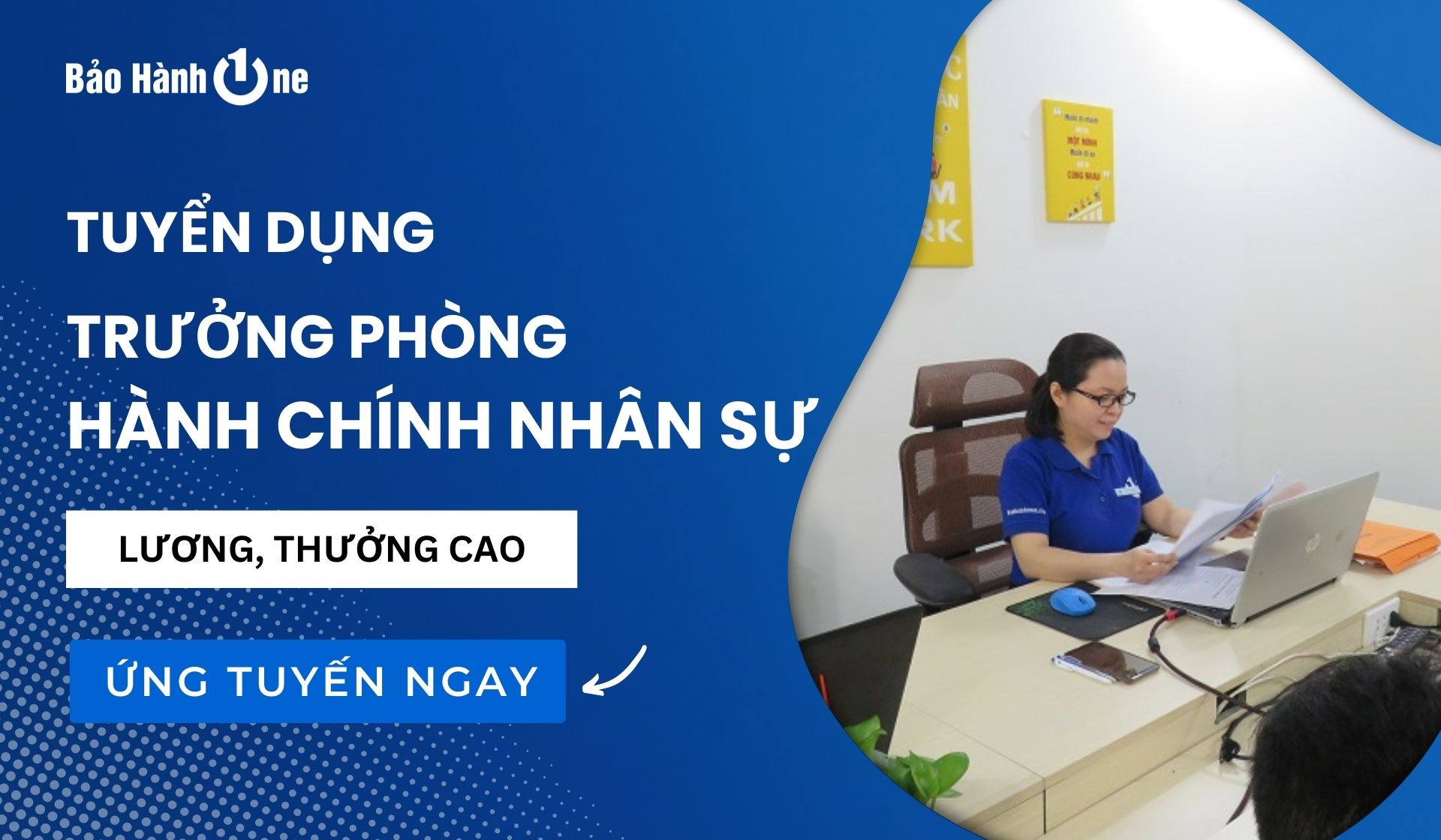 Tuyển dụng Trưởng Phòng Hành Chính Nhân Sự tại Quận 1, Quận 10, Q. Tân Phú