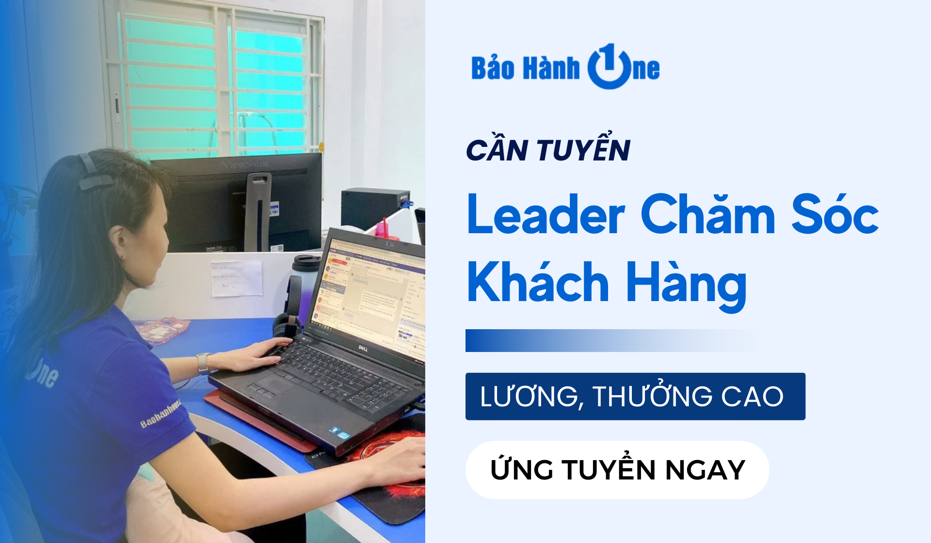 Tuyển dụng Leader (Trưởng phòng) Chăm Sóc Khách Hàng làm việc tại Tân Phú, Hồ Chí Minh