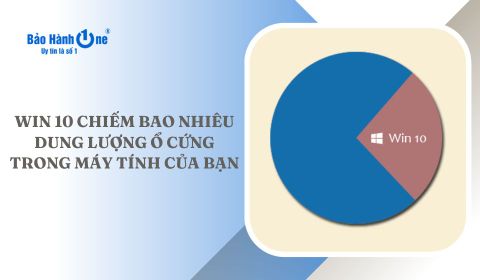 Win 10 chiếm bao nhiêu dung lượng ổ cứng trong máy tính của bạn