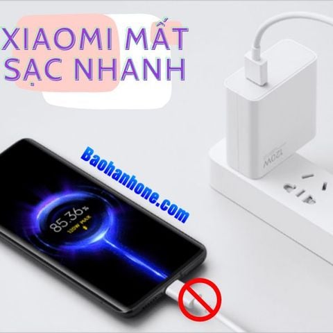 Làm gì khi gặp rắc rối Xiaomi mất sạc nhanh???