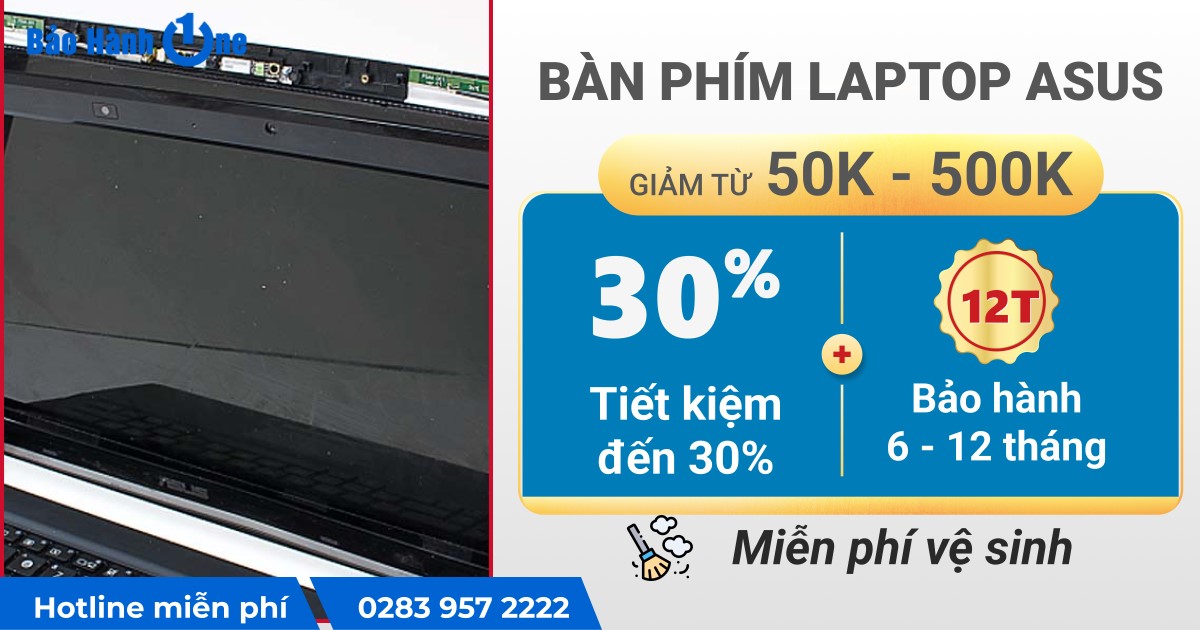 Thay Bàn Phím Laptop Asus Uy Tín, Giá Tốt, Lấy Liền Tp Hcm