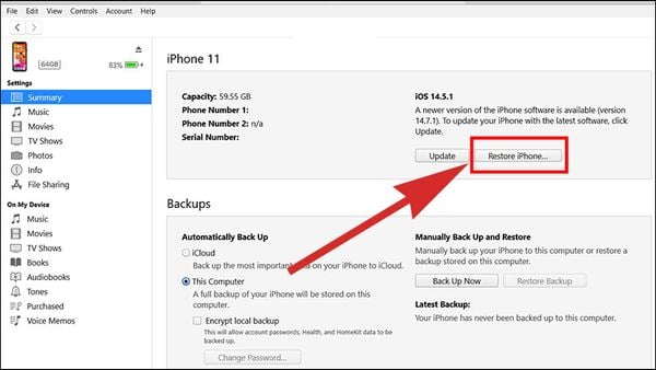 iphone 11 bị đơ màn hình