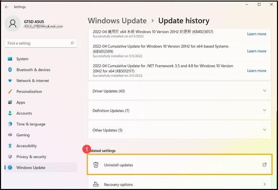 laptop Asus bị lỗi màn hình xanh