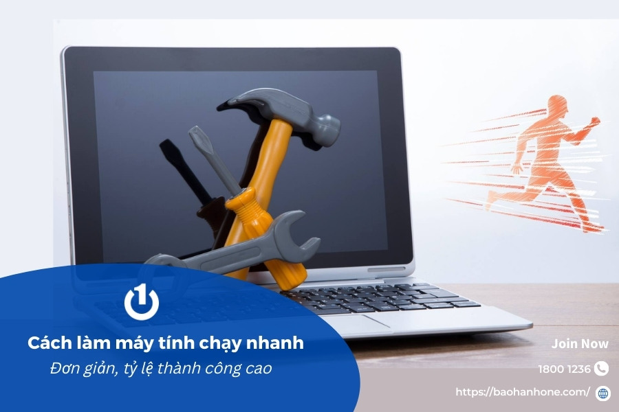 4 cách làm máy tính chạy nhanh đơn giản, hiệu quả