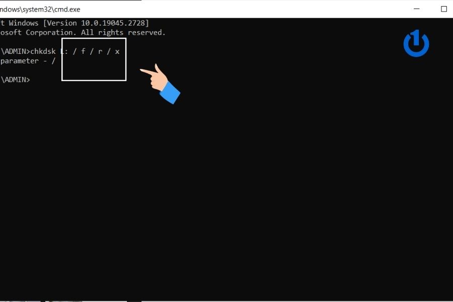 Lưu ý: Phương pháp này sẽ chạy CHKDSK để kiểm