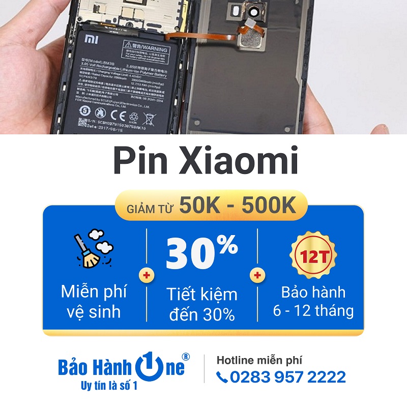 Dịch vụ thay pin Xiaomi BN36 chính hãng tại Bảo Hành One